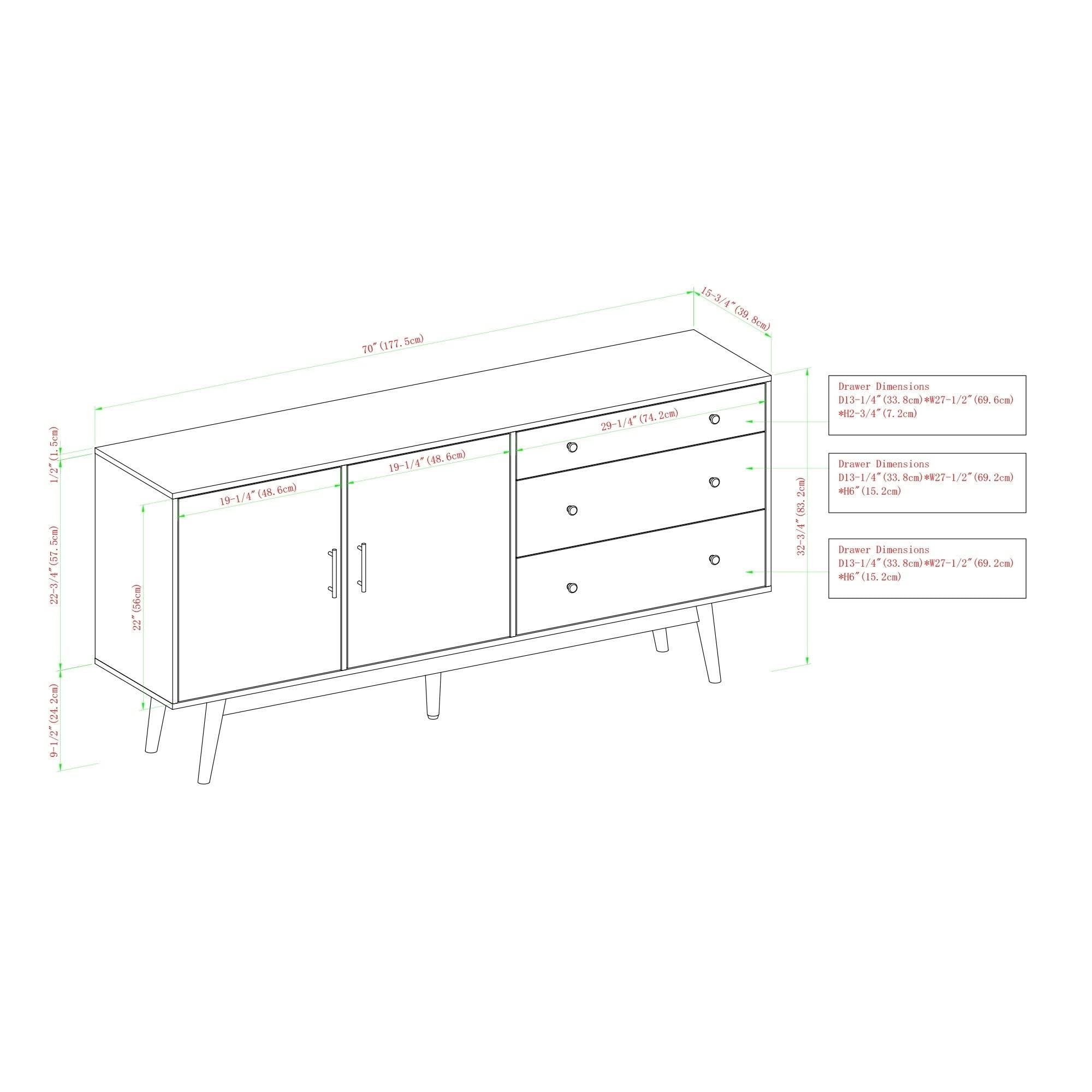 Acorn Sideboard Console U3329