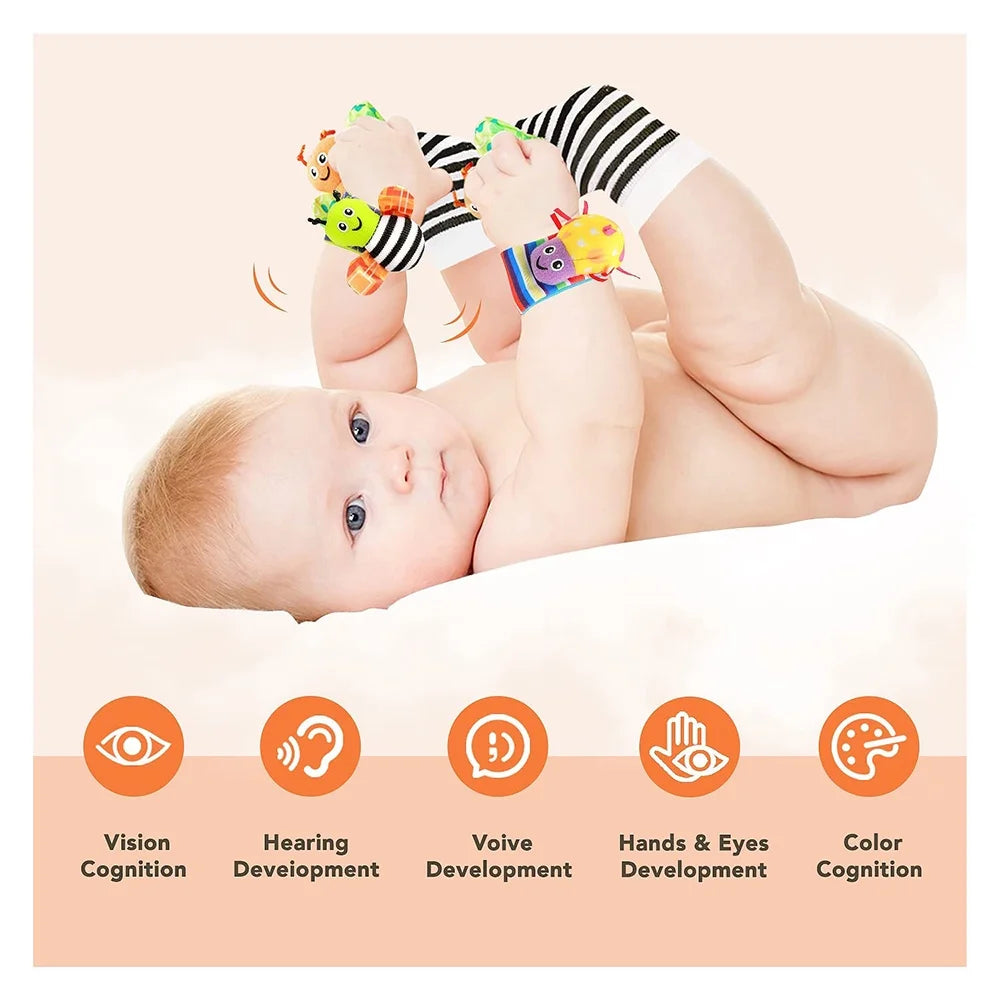Baby Rattle Socks and Wrist Rattles M99852