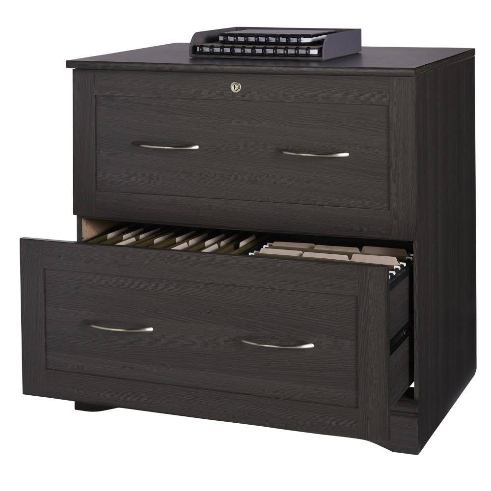 Dark Gray 2-Drawer Lateral File Cabinet Q60567