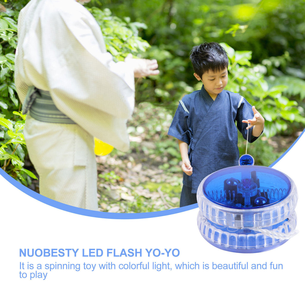 Blue LED Luminous Yoyo with String B384
