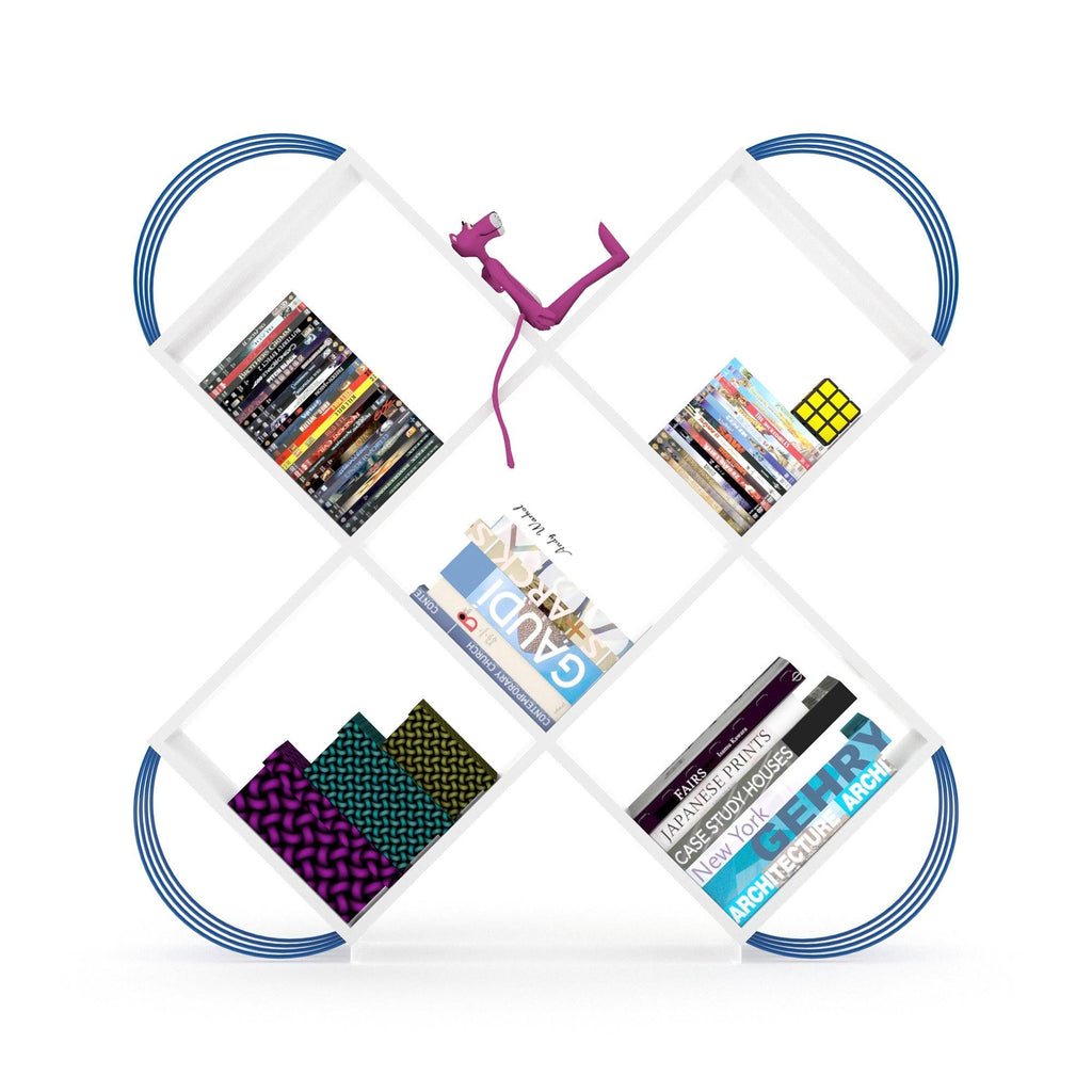 Caitlyn Bookcase - W.BLUE O319