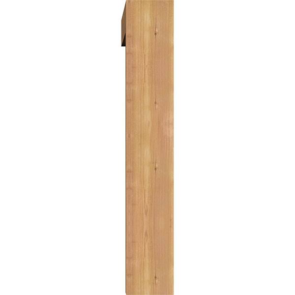 Western Red Cedar Smooth Bracket with Offset Brace B406