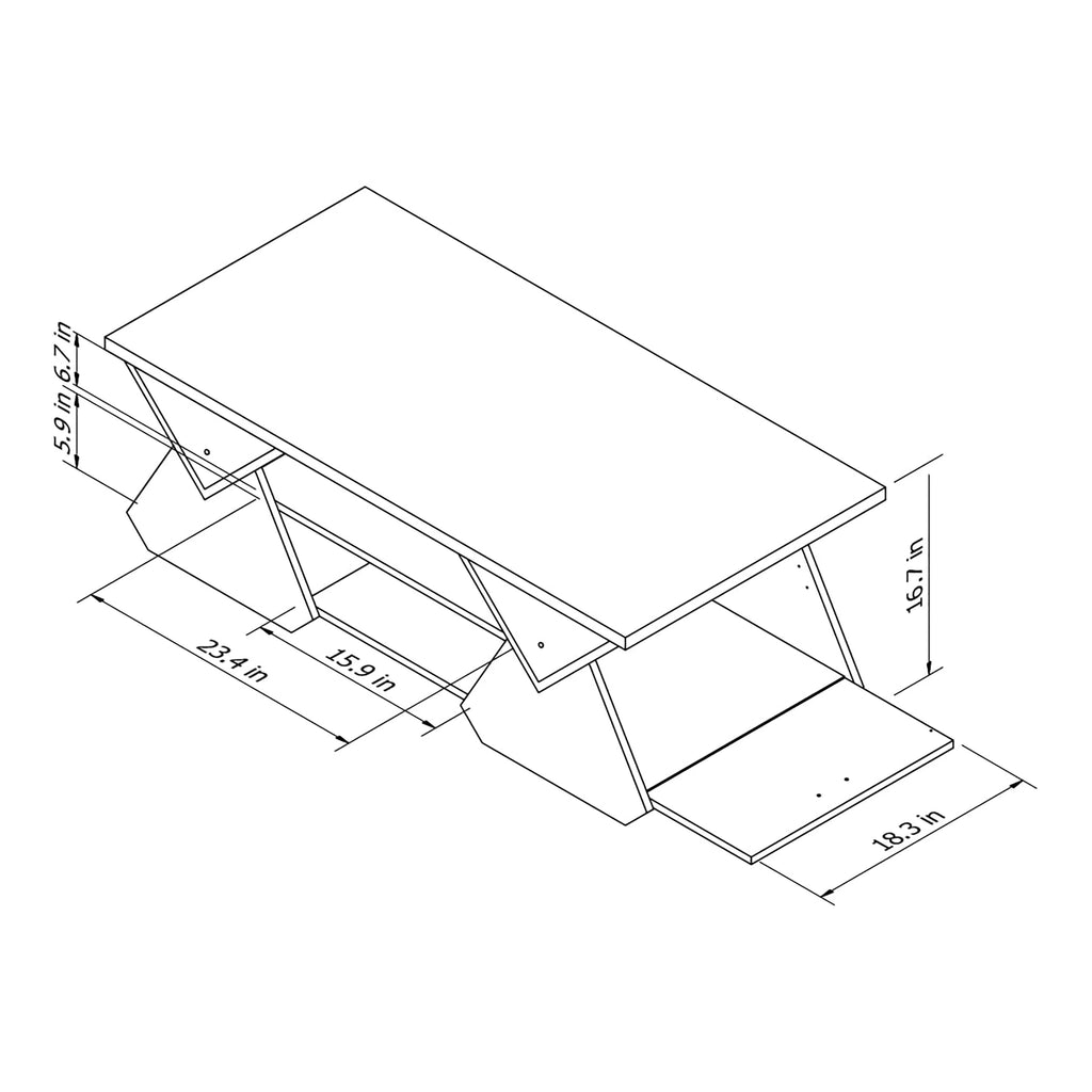 Espresso Wood Storage Coffee Table E4078