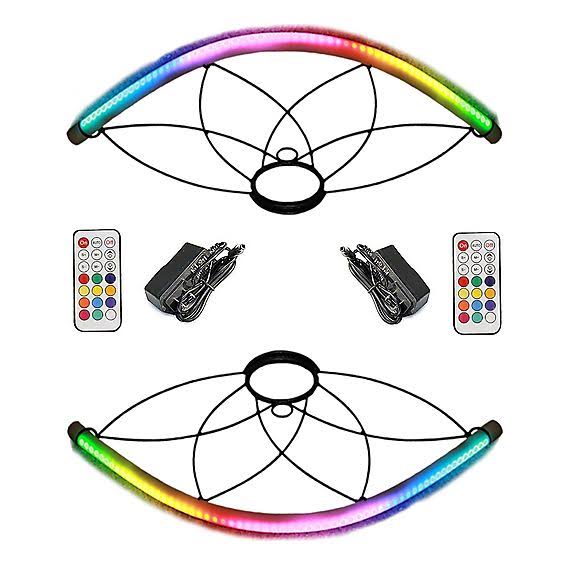 Pair of LED Lotus Petal Fans S923834